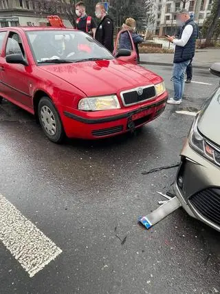 Zderzenie na Podskarbińskiej