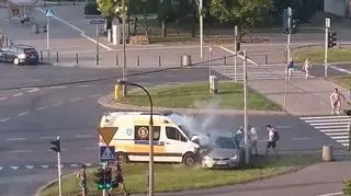 Zderzenie na Bródnie