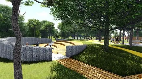 Tak ma wyglądać plac zabaw w Parku Kultury w Powsinie  