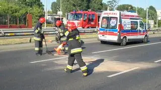 Wypadek na Wale Miedzeszyńskim