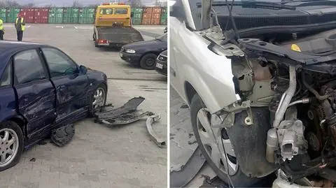 Karambol na parkingu