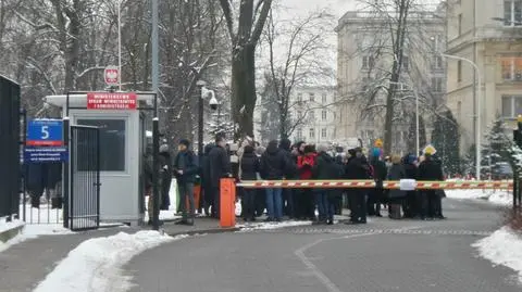 Pożar w budynku MSWiA. Pracowników ewakuowano