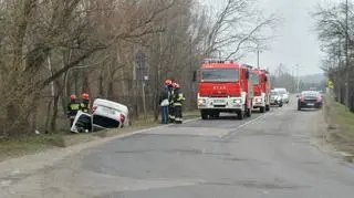 Skoda dachowała przy Wólczyńskiej