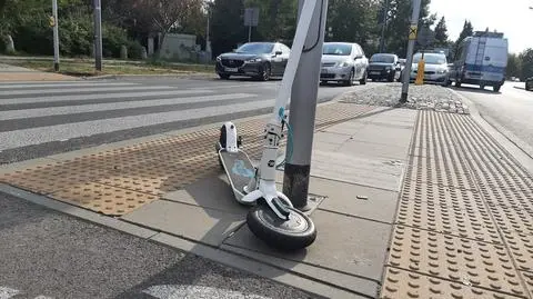 Potrącenie 13-latka na hulajnodze elektrycznej. Trafił do szpitala