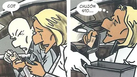 Sikorski potępia wulgarny komiks