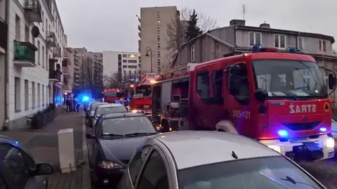 Pożar w mieszkaniu przy Lęborskiej. "Mężczyzna spłonął na kanapie"