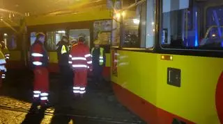 Zderzenie tramwajów na Pradze Północ