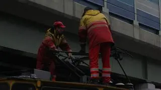 Awaria tramwajowa na rondzie Starzyńskiego