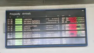 Utrudnienia w kursowaniu Kolei Mazowieckich