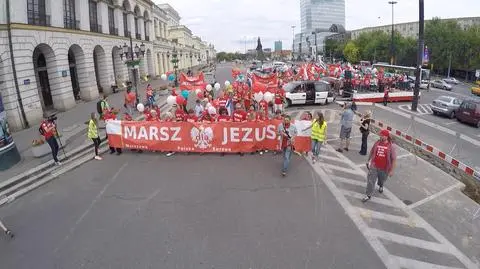 Marsz dla Jezusa. Idąc, błogosławili warszawiaków