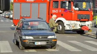 Potrącenie na Domaniewskiej