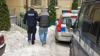 Mężczyznę zatrzymała policja