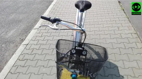 Wypożyczył rower miejski, w czasie jazdy odpadło pół kierownicy
