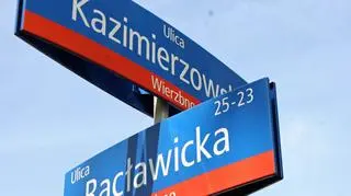 Wypadek na skrzyżowaniu Kazimierzowskiej i Racławickiej