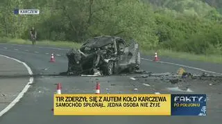 Wypadek na trasie 801