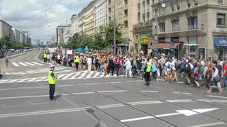 Marsz Godnośc Protest Kobiet