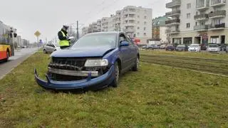 Kolizja na Białołęce