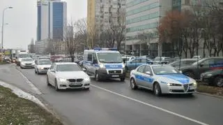 Potrącenie pieszej w Al. Jerozolimskich