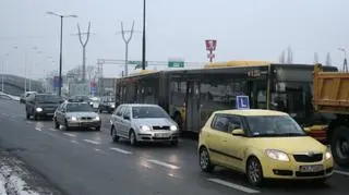 Zepsuty autobus na Modlińskiej