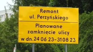 Remont ulicy Perzyńskiego 