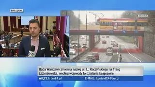 Rada głosami PO zmieniła nazwę ulicy Lecha Kaczyńskiego