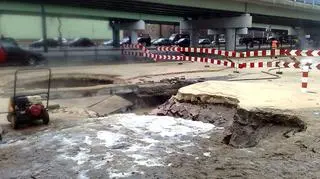 Awaria SPEC na rondzie Starzyńskiego