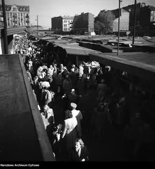 Bazar Różyckiego - fotografia wykonana w latach 1955 - 1965 