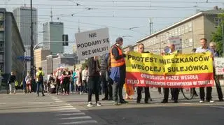 Protest przeciwko obwodnicy