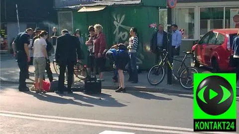 Wjechała na czerwonym świetle, potrąciła rowerzystkę