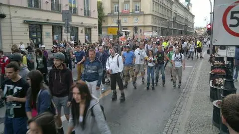 Rolkarze opanowali miasto. "Pobiliśmy rekord Guinnessa"