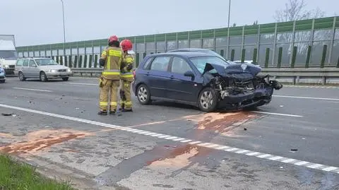 Do pracy w korkach. Kilka zdarzeń na drogach dojazdowych do Warszawy