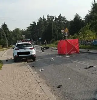 Nie żyje motorowerzysta 