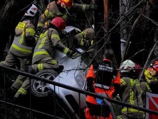 Poważny wypadek w Zielonce