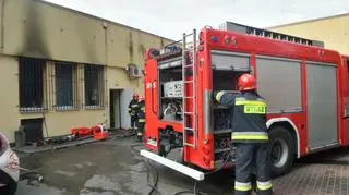 Pożar w lokalu z kebabem na Targówku