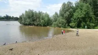 Plaża pod wodą