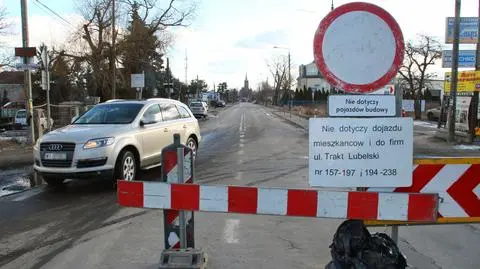 Zamknęli Trakt Lubelski. Utrudnienia do czerwca