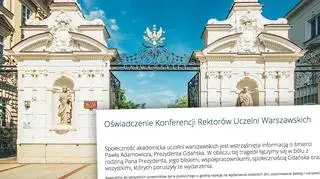  Oświadczenie Konferencji Rektorów Uczelni Warszawskich 