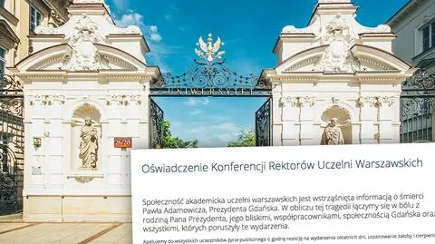 Rektorzy po śmierci Pawła Adamowicza. "Czas na pogłębioną debatę"