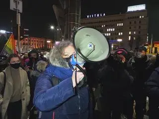 Protest w Śródmieściu