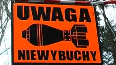 Niewybuchy z II wojny światowej obok śmietnika