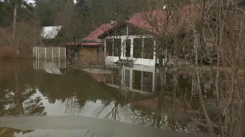 Domy odcięte od drogi, mieszkańcy w woderach. Bug wciąż wylewa