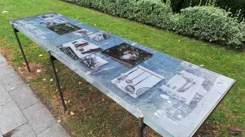 POLIN wychodzi do mieszkańców. Instalacja przed muzeum to fragment wystawy "Tu Muranów"