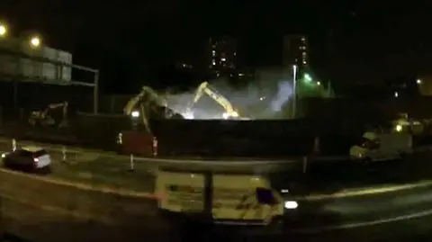Prace na Trasie AK. "Druga noc z rzędu bez snu"