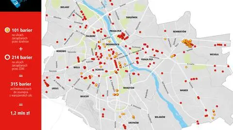 Ponad 300 miejsc i 1,2 mln złotych. Miasto likwiduje bariery