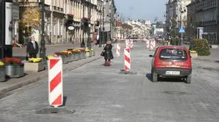 Krakowskie Przedmieście w niedzielę