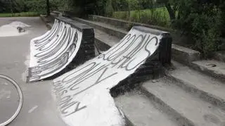 Tak wyglądał skatepark