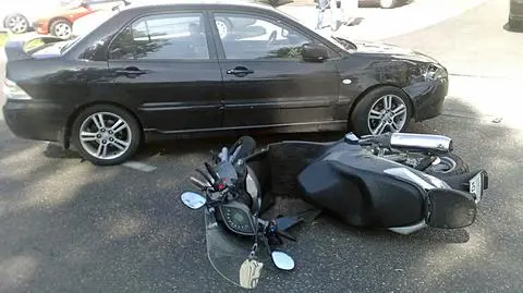 Chciał zaparkować, nie zauważył skutera