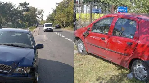 Wymusił pierwszeństwo, trafił do szpitala