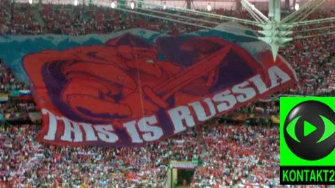 Rosjanie wnieśli flagę. Mieli zgodę UEFA