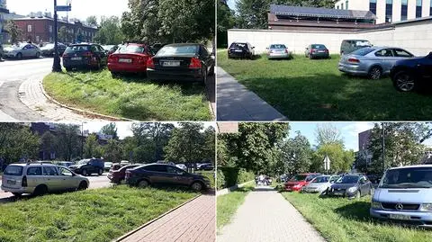 Przyjechali na piknik wojskowy. Auta na trawnikach, 70 odholowano